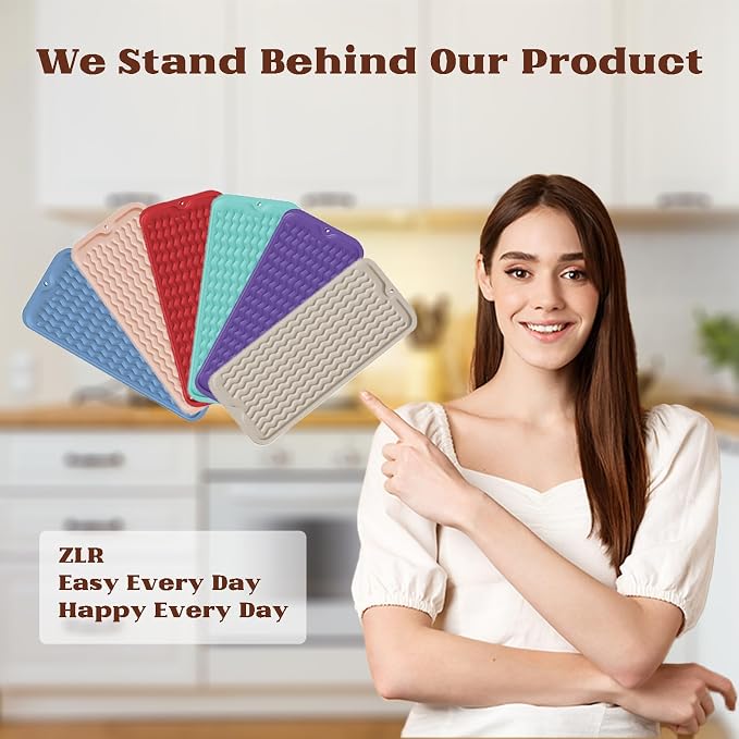 ZLR 2 Pcs Small Dish Drying Mat - Image 9
