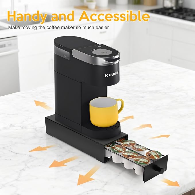 K Cup Coffee Pod Holder Drawer, Single Serve Coffee Pods Drawer K Cup - Image 7