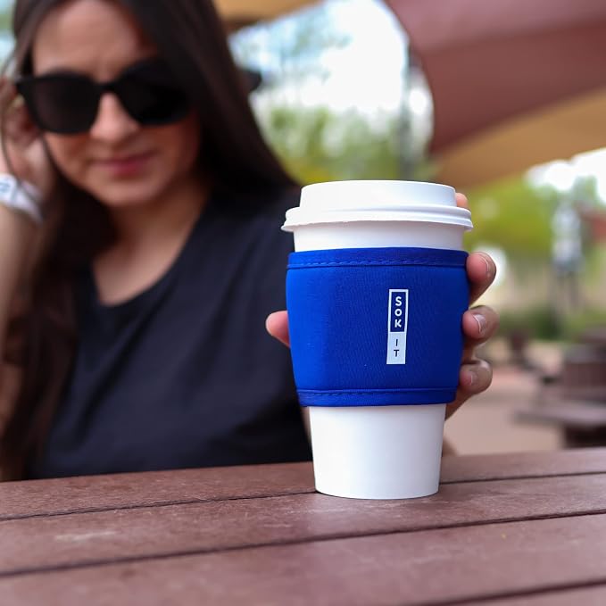 Sok It HotSok Coffee & Tea Reusable Insulated Neoprene Cup Sleeve - Image 6