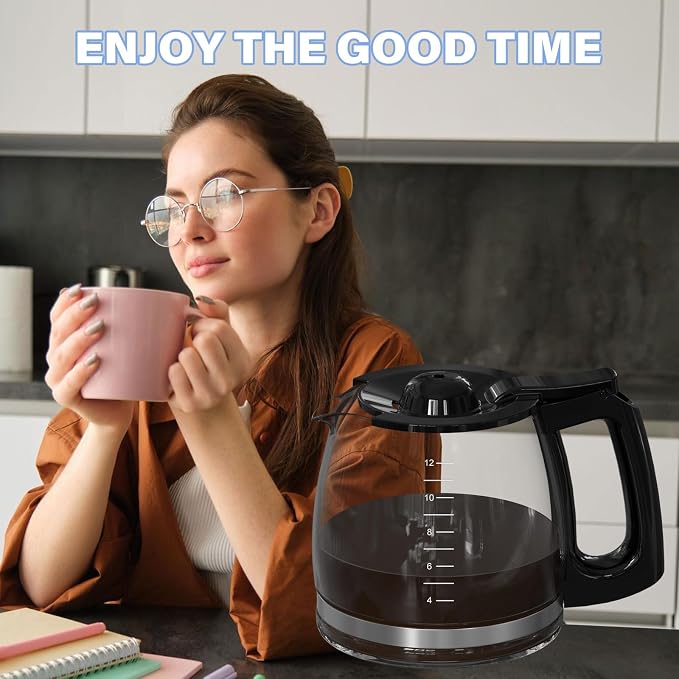 12 Cup Coffee Maker Carafe Replacement Pot Compatible - Image 8