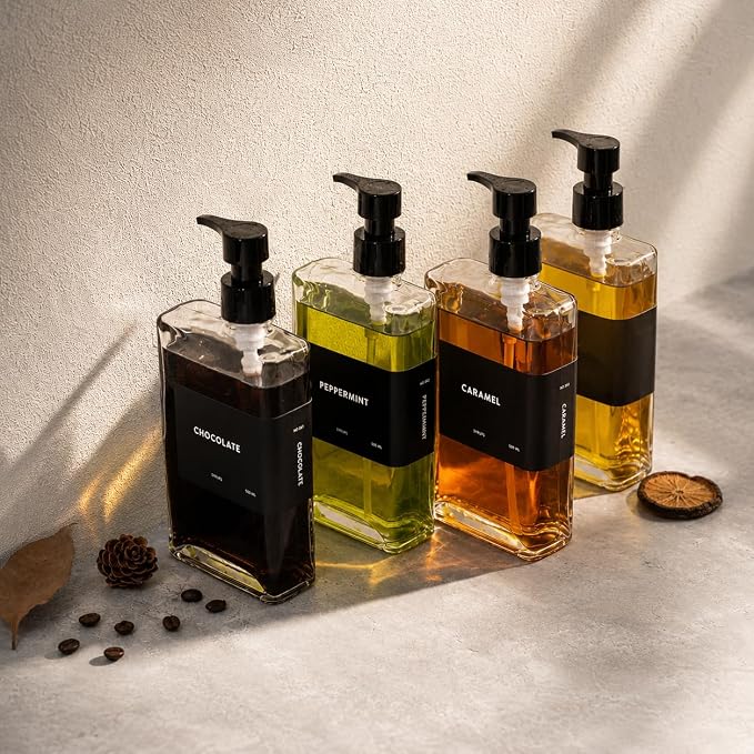 Glass Coffee Syrup Dispensers - Image 6
