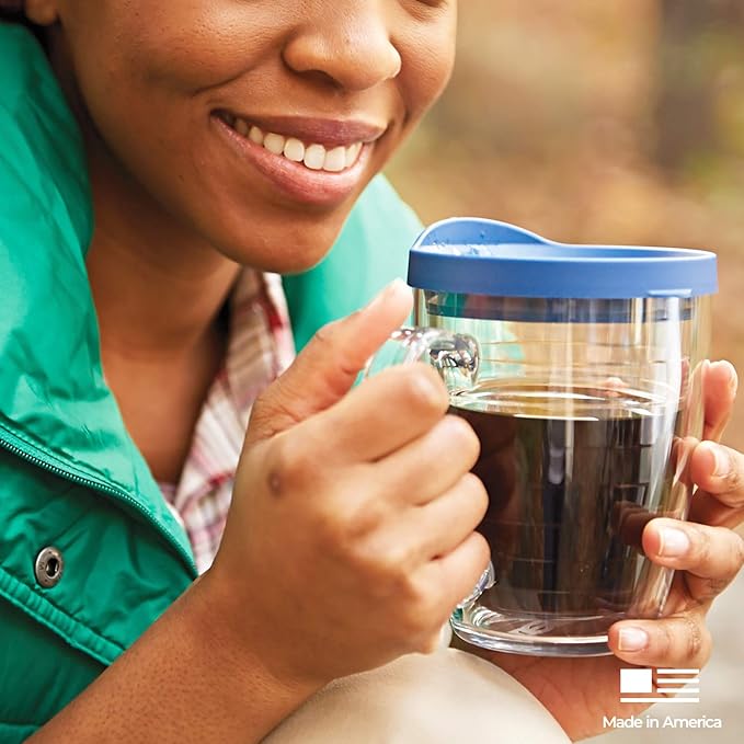 Tervis Made in USA Double Walled Arizona State Sun Devils Insulated Tumbler Cup Keeps Drinks Cold & Hot, 16oz Mug, ASU Emblem