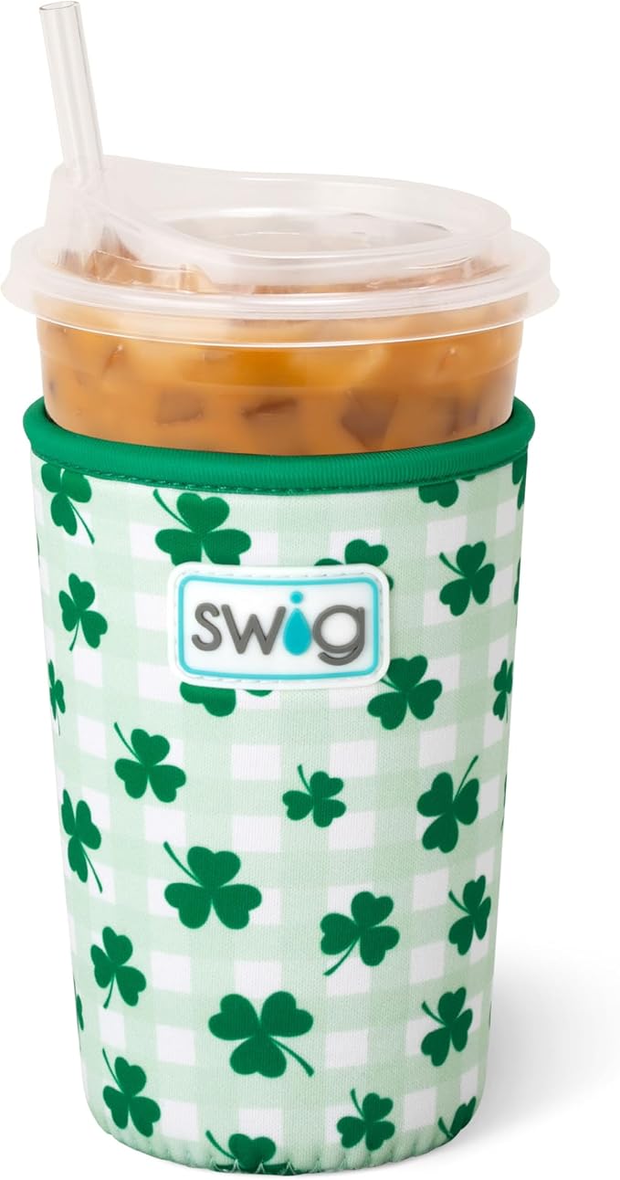 Swig Life Medium Iced Cup Coolie, Standard 22oz Iced Coffee Cup Insulator Sleeve by SwigLife