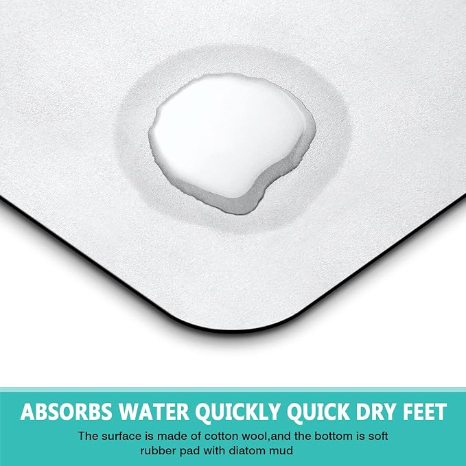 Absorbent Hide Stain Anti-Slip Coffee Bar Mat, Fit Under Coffee Machine - Image 7
