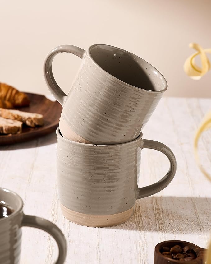famiware Coffee Mugs Set of 6, 13 oz Mug Set, Ceramic Cup Set - Image 8