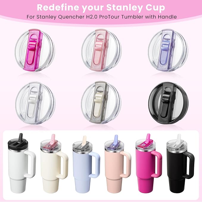 2 Pack Detachable Flip Straw Lid Replacement - Image 9