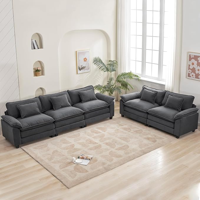 Modular Sectional Sofa, Cloud Couch - Image 7