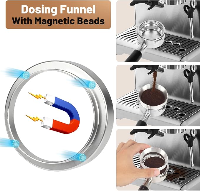 53mm Espresso Accessories Kit – Coffee Distributor and Tamper Leveler, WDT Tool - Image 6
