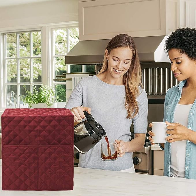 Coffee Maker Cover Waterproof Espresso Appliance Cover Dustproof Large - Image 7