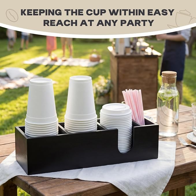 Novabright Pine Wood Coffee Cup Holder - Image 7