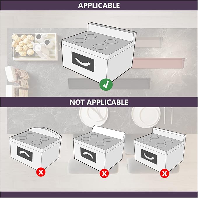 30" Magnetic Stove Top Shelf – Magnetic White Spice Rack and Seasoning Organizer – Kitchen Shelf for Back of Stove – Over Stove Storage Organizer