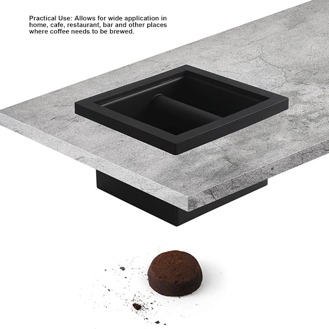 Coffee Grounds Disposal Bin, Stainless Steel Knock Box - Image 9