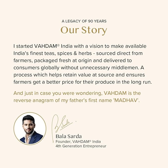 VAHDAM, Assam CTC Black Tea Loose Leaf 170+ cups (12oz) STRONG, BOLD & RICH Loose Leaf | Pure Assam Chai Tea | Pure Unblended Single Origin Black Tea | Vacuum Sealed