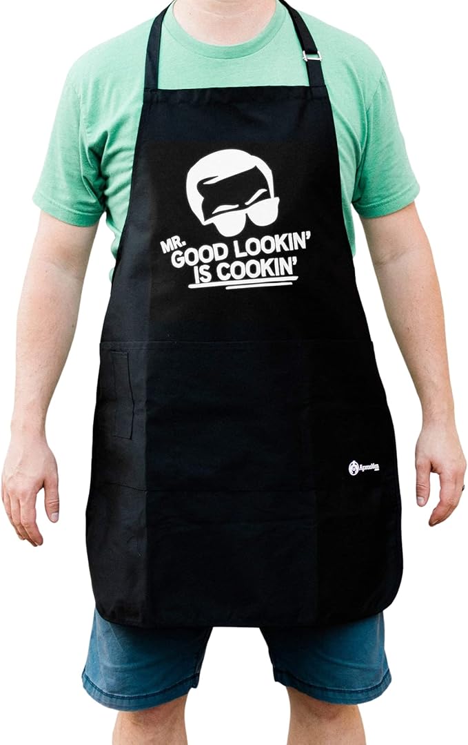 ApronMen - Funny Apron For Men - BBQ Gifts for Men & Unique Gifts for Fathers - Mens Aprons for Grilling