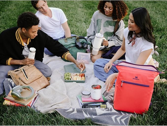Stanley Adventure To-Go Food Jar | Vacuum Insulated Thermos Food Container | Wide Mouth Screw On Lid | Packable for Travel | Stainless Steel with Leakproof Lid | BPA-Free