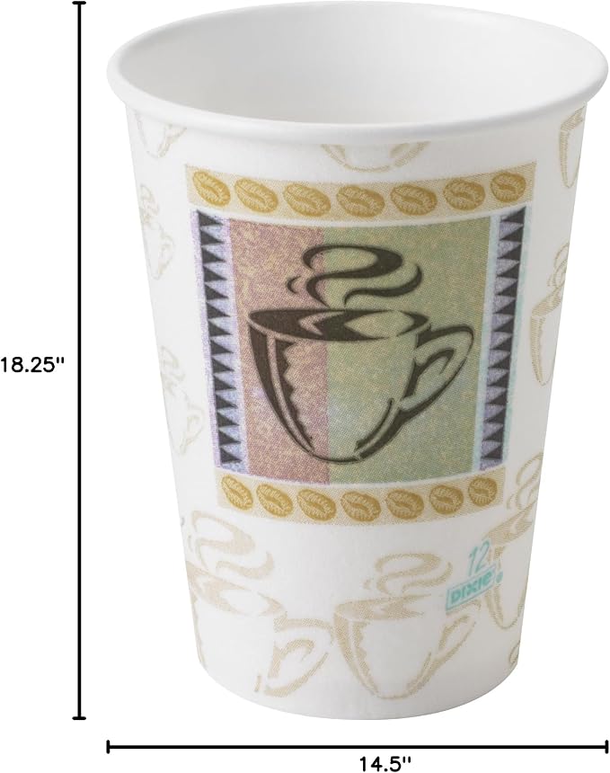 Georgia-Pacific PerfecTouch 5342DX WiseSize Coffee Dreams Insulated Paper Cup - Image 8
