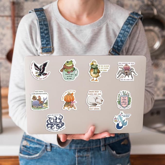 100PCS Emotional Support Animal Stickers Pack, Waterproof Positive Affirmation - Image 9