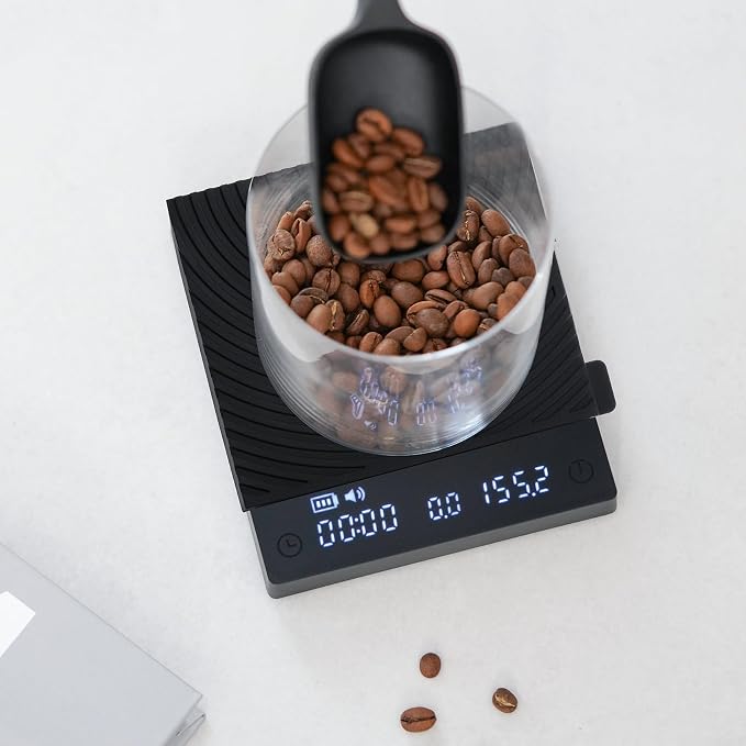 TIMEMORE Basic Mini Coffee Scale, Weigh Digital Drip Cone Scale - Image 8