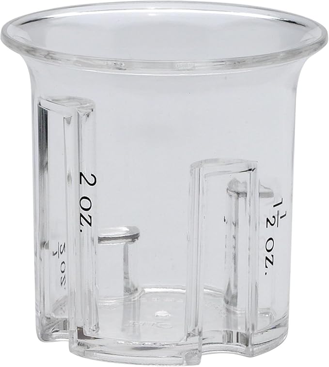 HIC Kitchen E-Z 4-Step Multi Measure Bar Cocktail Jigger, 0.5-Ounce to 2-Ounces