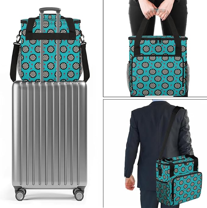 Dart Board Coffee Maker Travel Bag, Dart Board Large Carrying Storage Case - Image 7