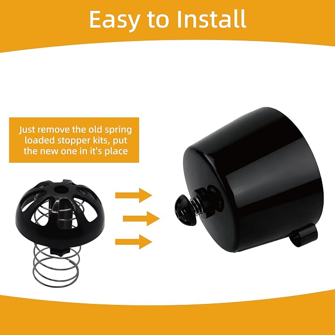 Coffee Machine Brew Basket Bottom Spring Loaded Stopper Kit - Image 7