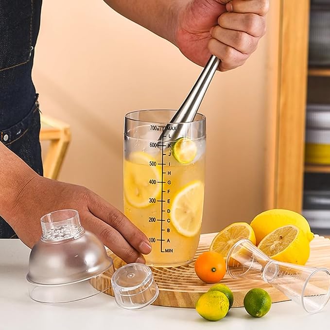 12 Pcs Plastic Cocktail Shaker - Image 7