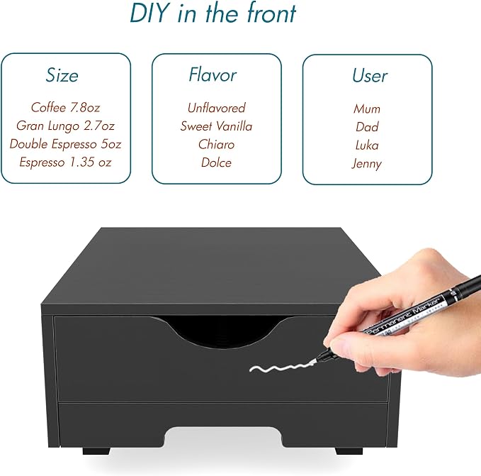 Suli Coffee Pod Drawer Organizer Compatible - Image 9