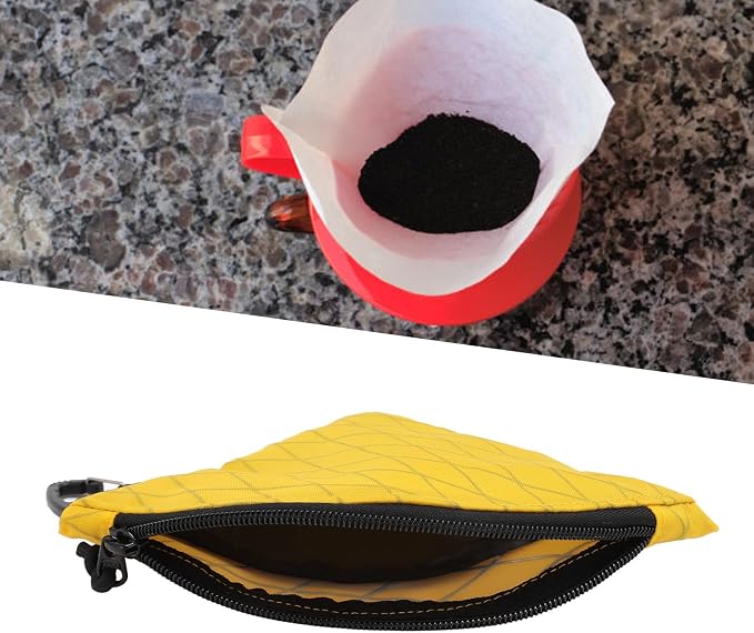 Coffee Filter Paper Storage Bag, Nylon Polyester Filter Holder - Image 9