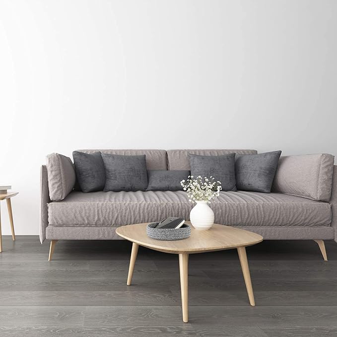 Trivets for Hot Dishes, Pots and Pans, Hot Pads with Storage Basket, Pot Holders for Kitchen, Heat Resistant Mat Protect Counter Home Essentials, Farmhouse Decor (Deep Gray 4 PCS)