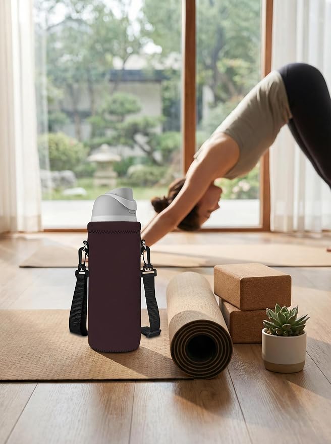 AUPET Water Bottle Bag Carrier, 24oz/32oz Insulated Neoprene bottle Sling - Image 7