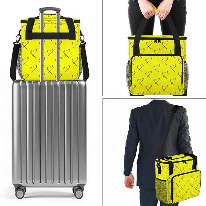 Golf Coffee Maker Travel Bag, Golf Large Carrying Storage Case Insulated - Image 7