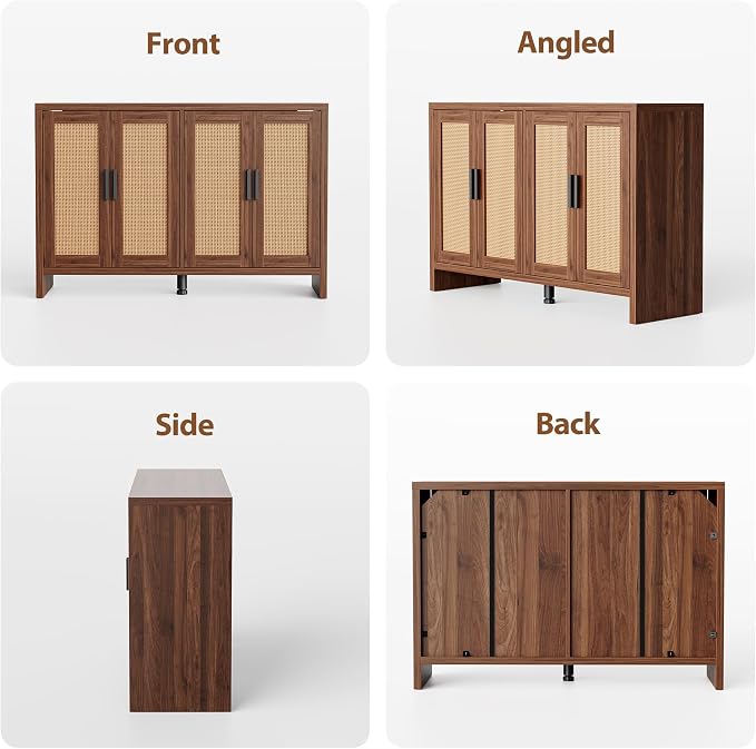 Mericonia Rattan Buffet Cabinet - Image 9