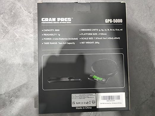 Food Kitchen Scale Digital Weight Grams and Oz,Professional Digital Kitchen Food Scale 11lb/0.01oz for Weight Loss Dieting Baking Cooking,IPX6 Waterproof,LCD Display