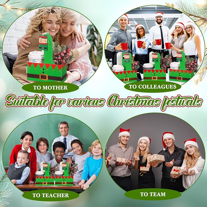 24 Sets Christmas Drink Carrier - Image 6