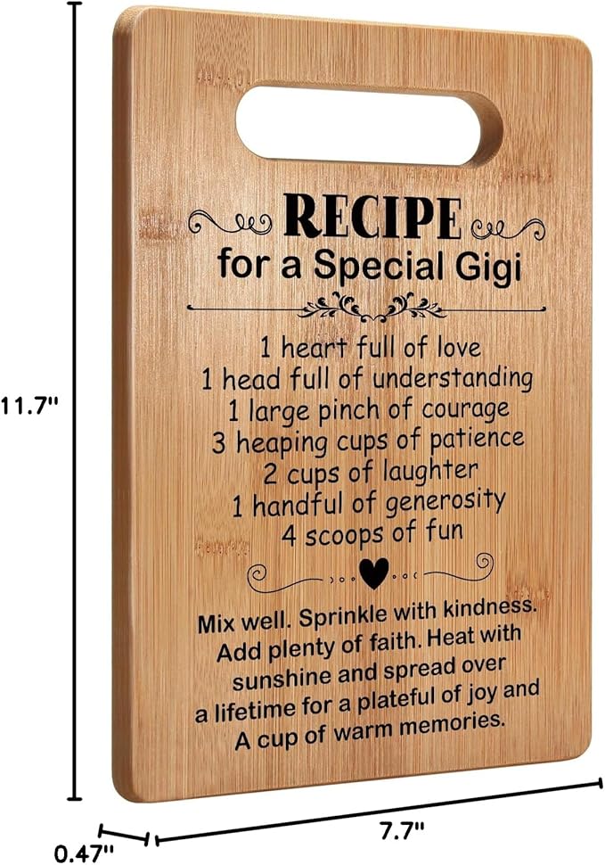 Busy Gaming Life Popular Gigi Gifts, Cutting Board Gift for Gigi, Cute Grandma Gifts from Grandchild, Mother's Day or Birthday Gifts for Gigi