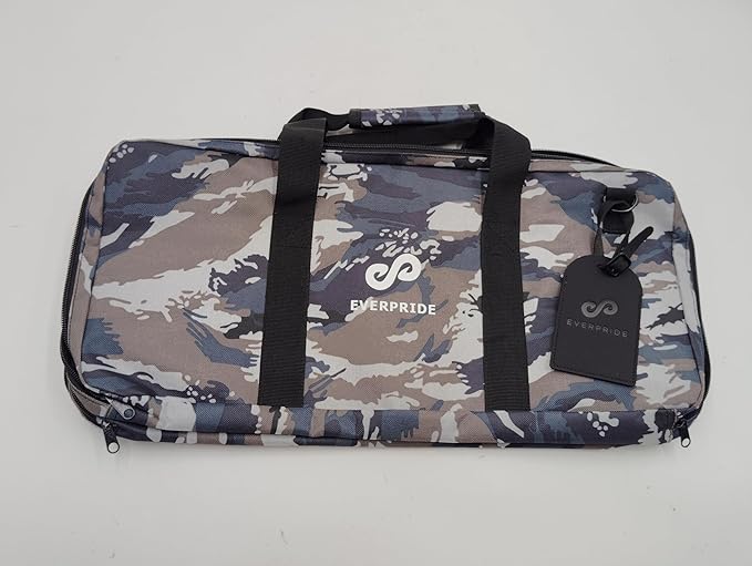 EVERPRIDE - 3 Slots - CAMO - Professional Chef Knife Bag, 20 Knife Slots, 3 Storage Compartments, Camo Design, – Durable, Large Knife Bag for Chefs – Knives Not Included