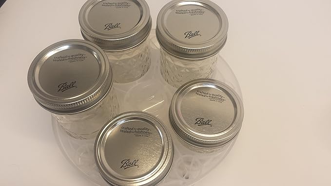 Instant Pot Yogurt Cups and Pressure Sterilization Rack, 6-Oz Dessert Cups with Lids, Bottle Sterilizer, Non-Toxic, BPA-Free Plastic, Clear
