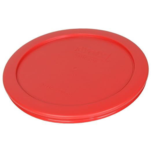 Pyrex 7201-PC 4-Cup Red Replacement Food Storage Lid - Made in the USA