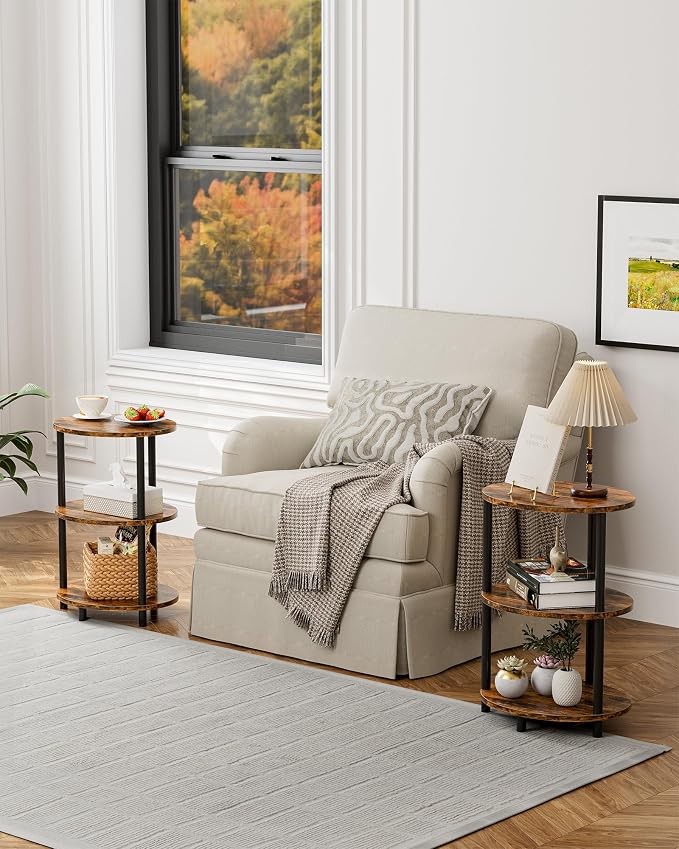 Round Small End Table - Image 8