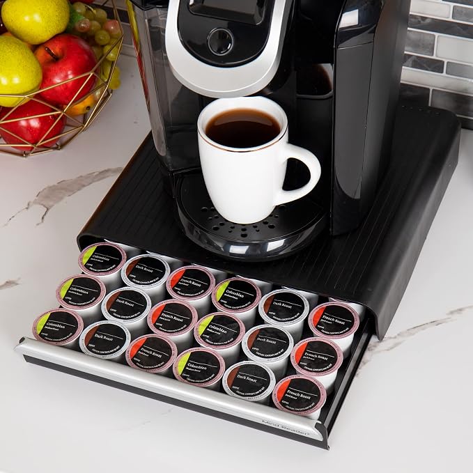Mind Reader Single Serve Coffee Pod Drawer, 36 Pod Capacity, Countertop - Image 6
