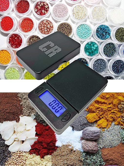 CR Scale Digital Pocket Scale - 1pc Premium Food Scale 100g by 0.01g Digital Grams Scale Weight Scale Kitchen Scale Black Gram Scale Portable Scale Digital Food Scale (JDS-P100) (Battery Included)