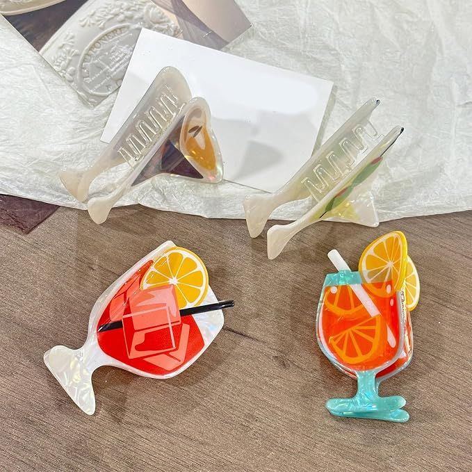 Creative Drink Garnish Clip Hair Accessories Multipurpose Hair Tool - Image 9