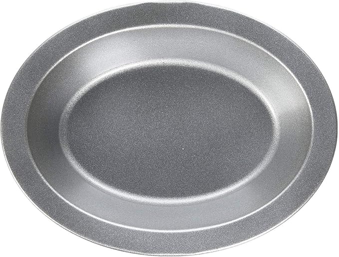 Cuisinart 4 Piece Oval Pie Dish Set, Mini, Steel Gray