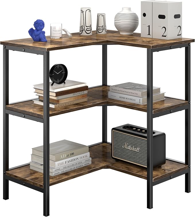 VECELO Corner Cabinet Table - Image 8