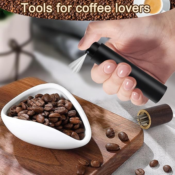 Coffee Bean Dosing Cup, RDT Spray Bottle, and 6-Needle WDT Tool - Image 7