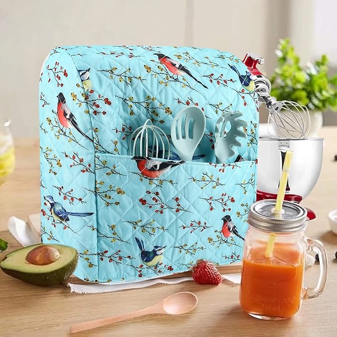 Stand Mixer Cover,Kitchen Mixer Cover Compatible With 5-8 Quart Kitchenaid Hamilton Mixers,Pioneer Woman Kitchen Aid Covers for Stand Mixer,Pioneer Women Kitchen Aid Mixer Assecories