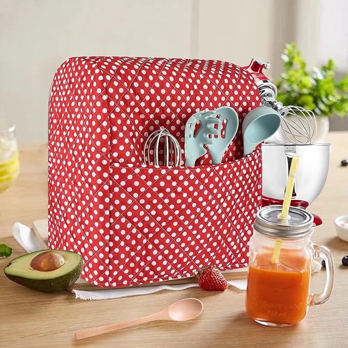 KitchenAid Mixer Cover - Compatible With 5-8 Quart Mixer, Includes Pockets