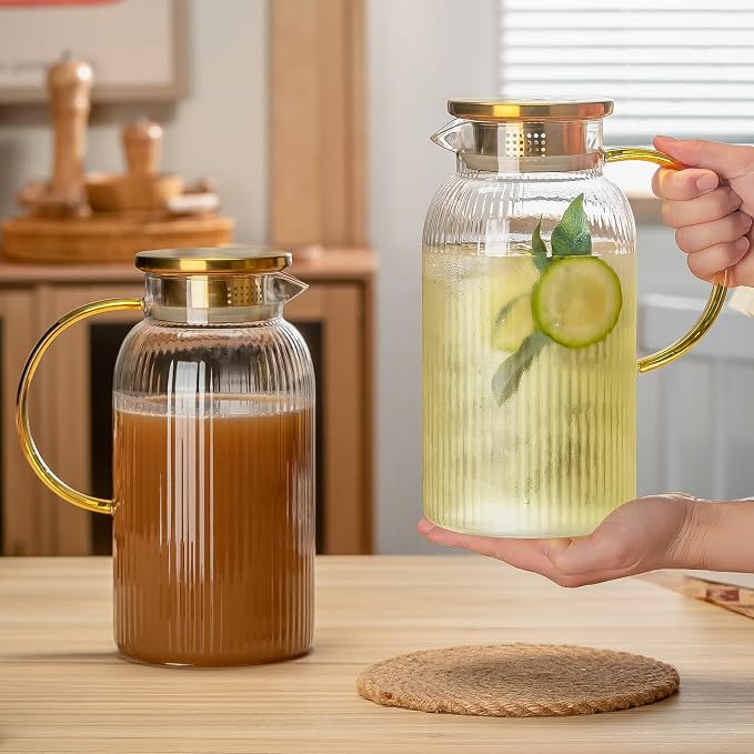 Buaic 2 PACK Glass Pitcher - Image 7