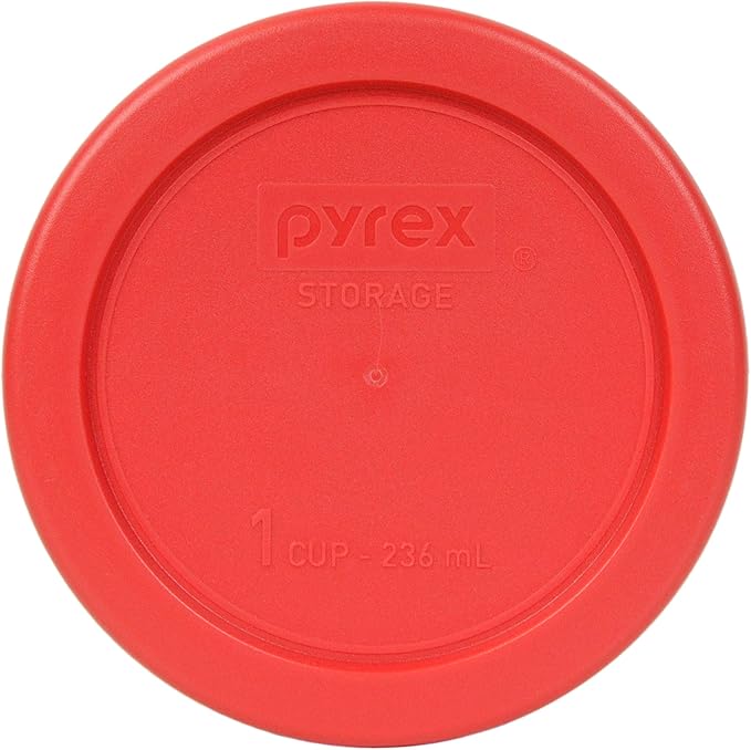 Pyrex 9 Item Bundle: (2) 7402-PC Fuschia Pink Lids, (2) 7201-PC Purple Lids, (3) 7200-PC Lawn Green Lids, (2) 7202-PC Red Lids Made In The USA
