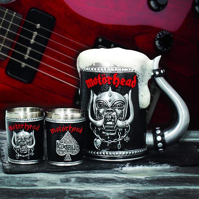 Nemesis Now Motorhead Tankard Mug 14cm Black, Resin w/Stainless Steel Insert